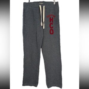 Y2K Hollister 2000s Gray Flare Leg Low Rise Sweat Pants Size XS